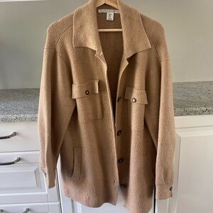 Oversized shacket sweater size M